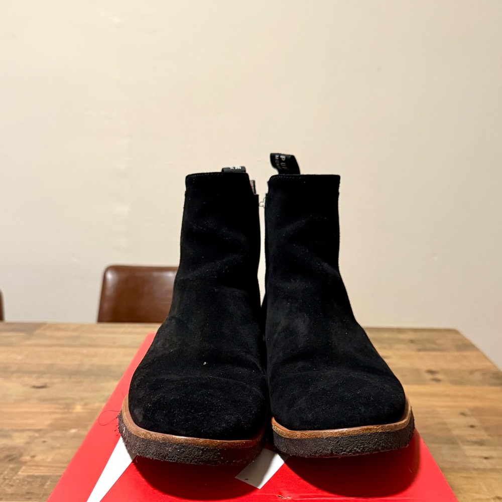 New Republic Black Suede Chelsea Boots - Picture 5 of 5